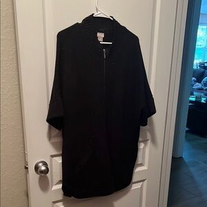 Chico's Black Sweater Vest Classic Elegant Design